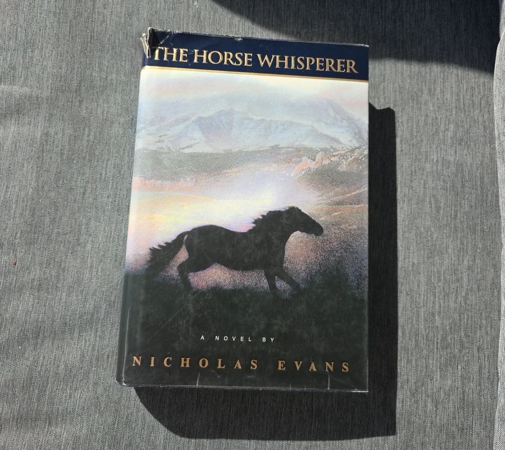 NICHOLAS Black Silhouette Horse Hardcover Journal with Scenic Cover